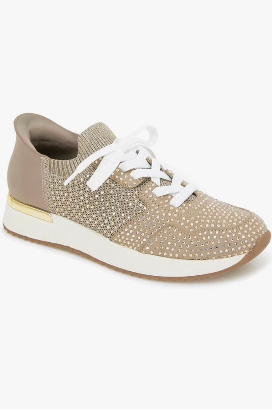 Kenneth Cole REACTION Chic Oak Knit Beige, Size 6